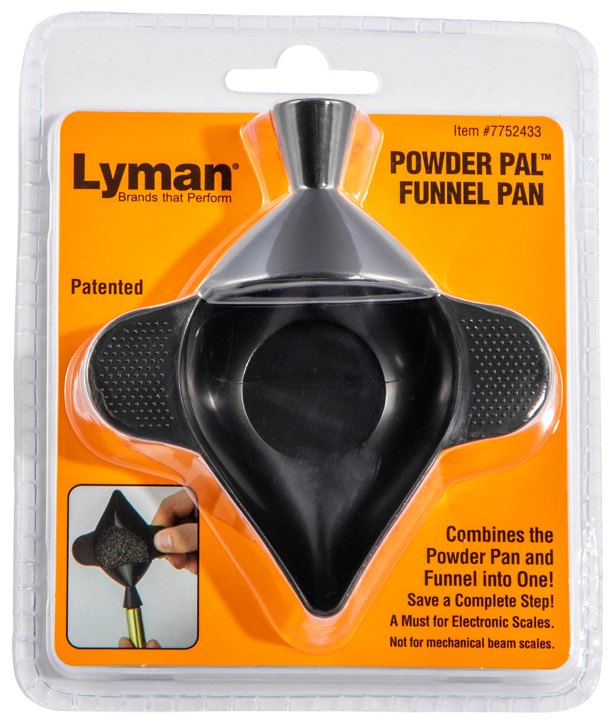 Lyman Powder Pal Scale Funnel Pan for Electronic Scales