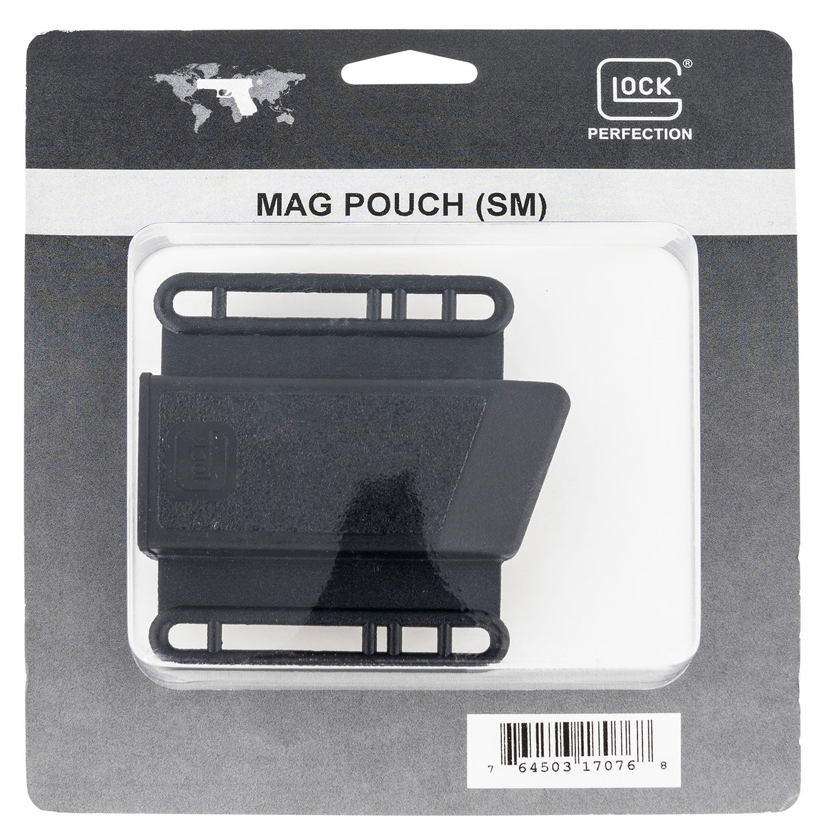 Glock MP17076 OWB Mag Pouch Black Polymer Belt Loop Mount Up To 2.25" Fits G17/19/22/23/36/27/34/35