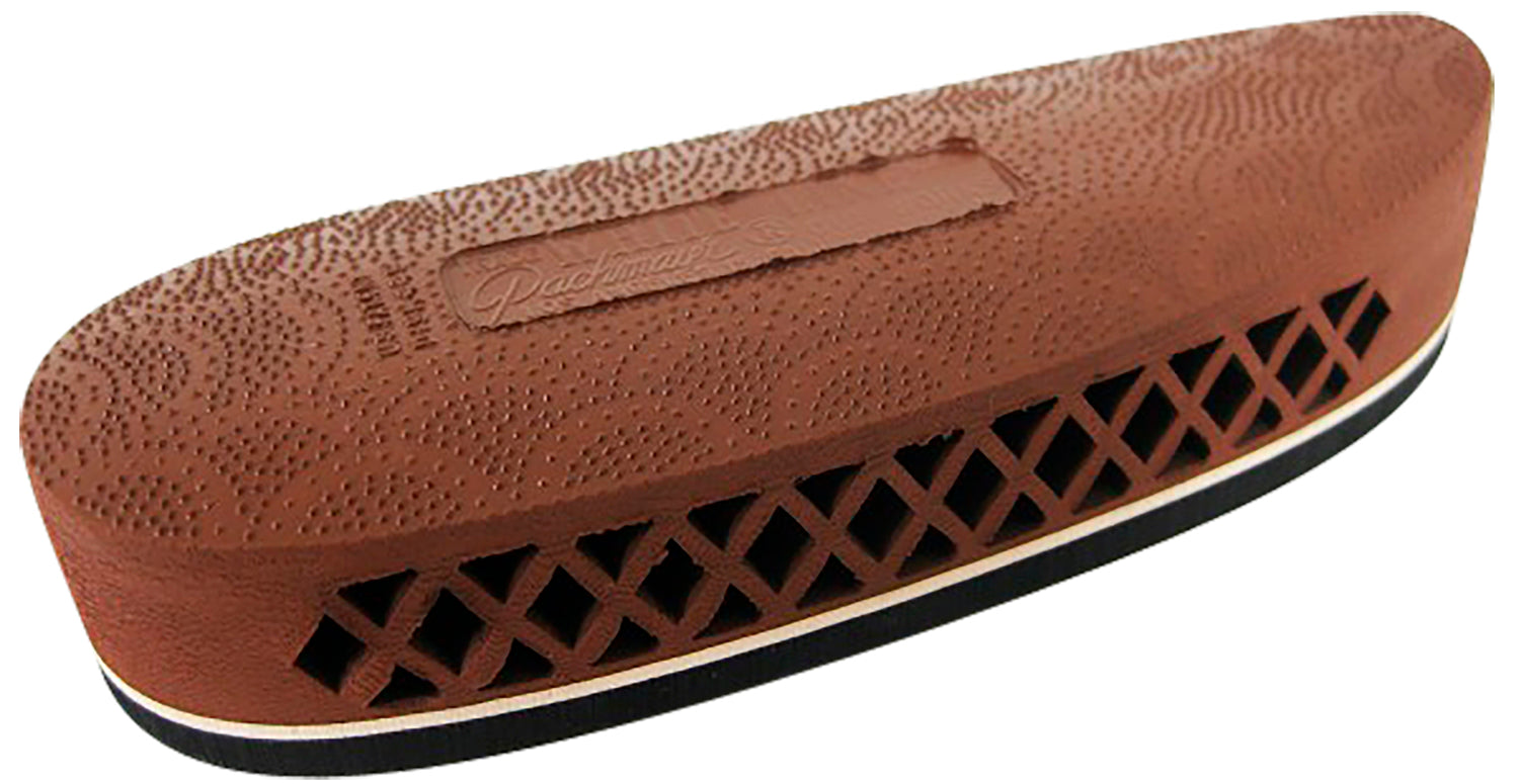 Pachmayr 00011 F325 Deluxe Brown with White Line Small Rubber Recoil Pad for Shotgun