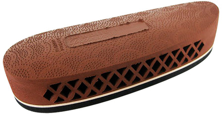 Pachmayr 00007 F325 Deluxe Recoil Pad, Brown with White Line, Medium, Rubber for Rifle/Shotgun