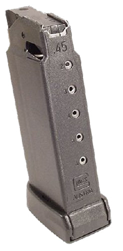 Glock MF36006 G36 6-Round .45 ACP Black Polymer Magazine