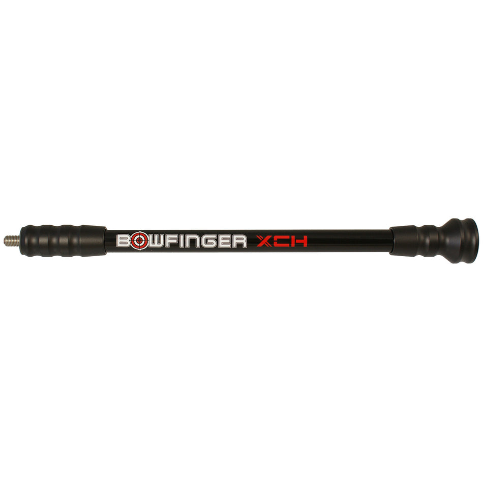 Bowfinger Target XCH Bow Stabilizer Black 12 in.