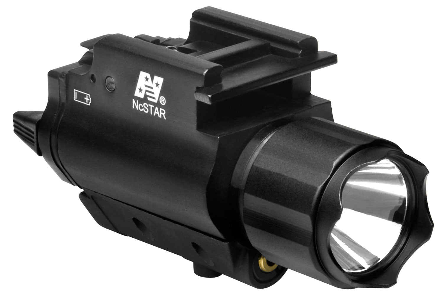 NcStar AQPFLS Flashlight & Red Laser Combo Black Anodized 200 Lumens White Cree LED