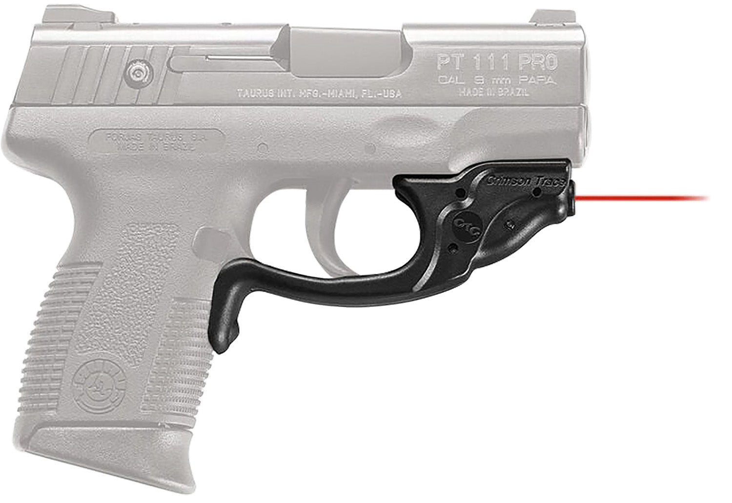 Crimson Trace 0180301 Laserguard Green Laser for Taurus Millennium Pro, Black Polymer