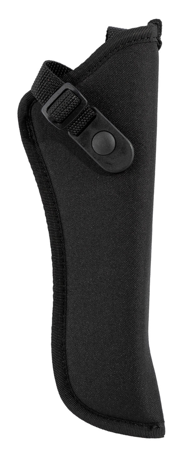 Uncle Mike's 21034 GunMate Hip Holster OWB Size 34 Black Tri-Laminate Belt Loop for Med/Large Revolver 4-6.5" Barrel Right Hand