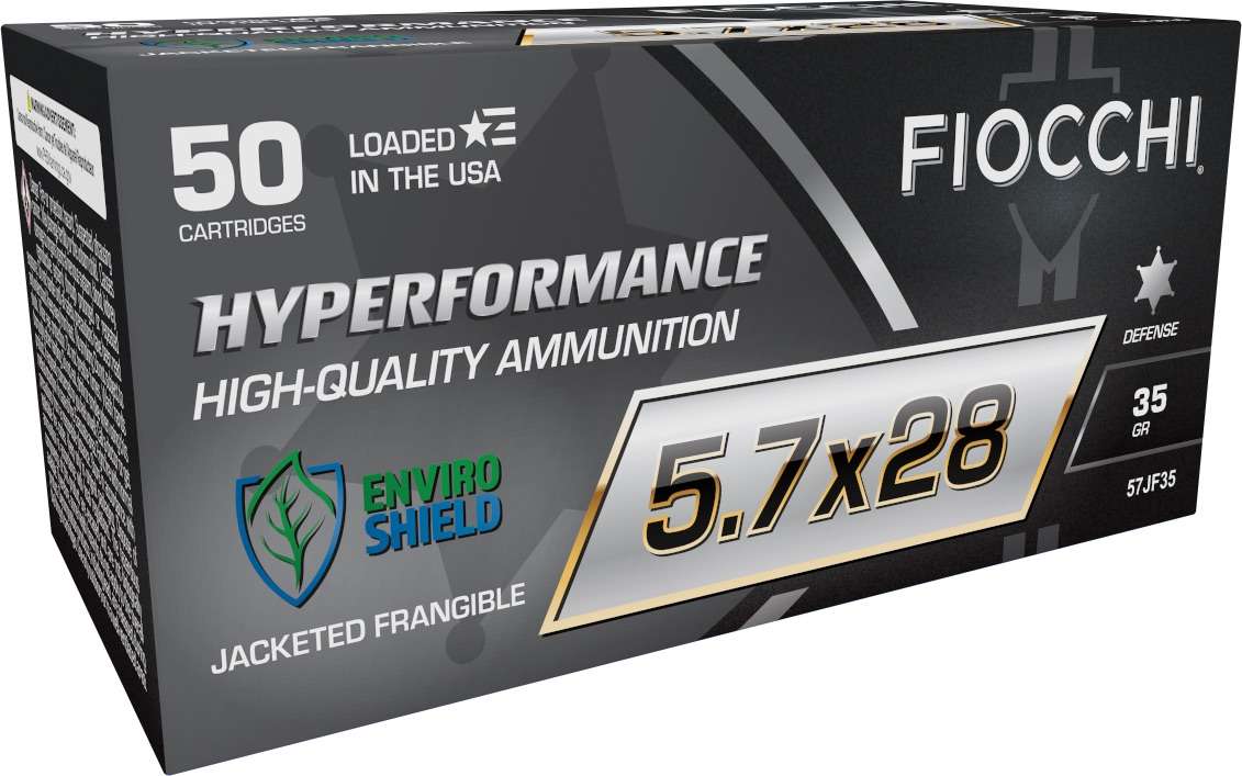 FIOCCHI HYPERFORMANCE AMO 5.7X28MM 35GR NON TOXIC JACKET FRANGIBLE