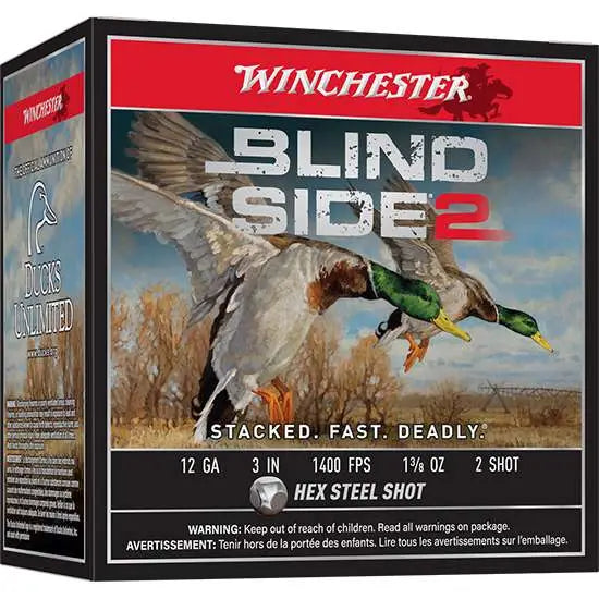 Winchester Blind Side 2 12 Gauge 3 in / 3 in #2 1-3/8 oz