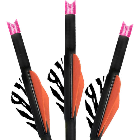 Lumenok Crossbow Bolts 22 in. Pink Moon Lighted Nock 3 Pack