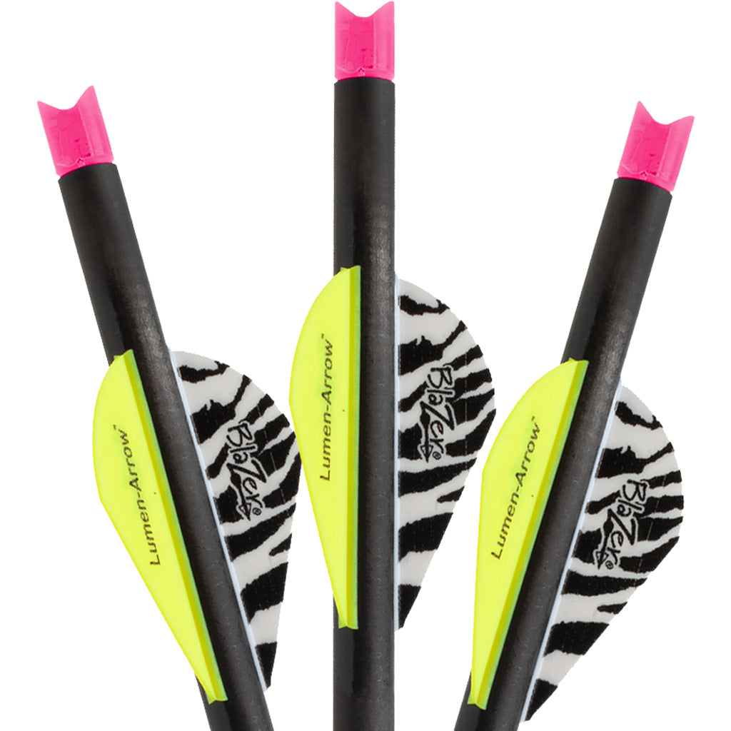 Lumenok Crossbow Bolts 20 in. Pink Capture Lighted Nock 3 Pack