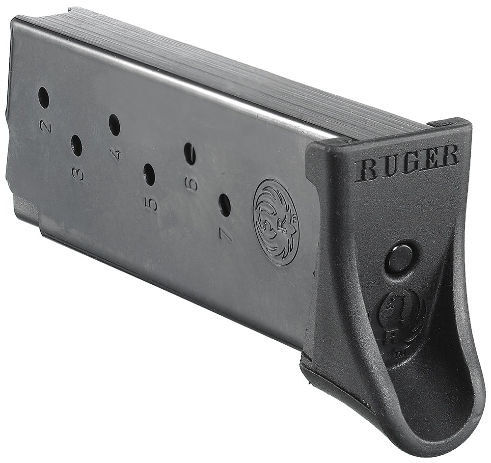 Ruger 90363 LC9 7rd Magazine 9mm Luger for Ruger LC9/EC9s, Extended Floorplate, Blued Steel