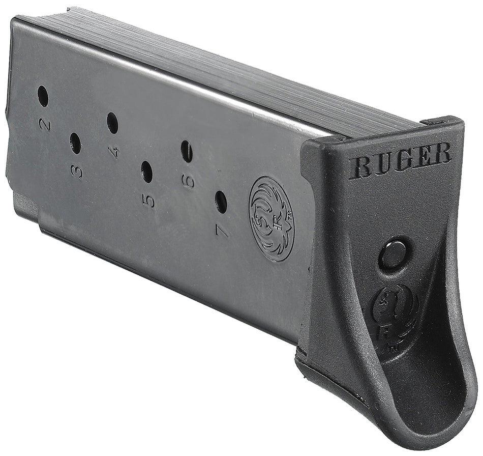Ruger 90363 LC9 7rd Magazine 9mm Luger for Ruger LC9/EC9s, Extended Floorplate, Blued Steel