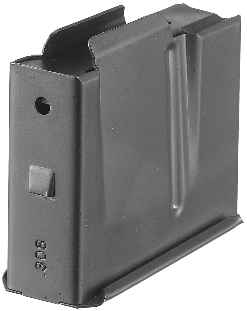Ruger 90352 Scout 5rd Magazine 6.5 Creedmoor/308 Win/243 Win/450 Bushmaster Fits Precision/Scout, Black Steel