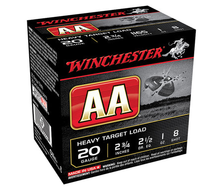 Winchester  20 Gauge 2.75 in / 2.75 in #8 1 oz