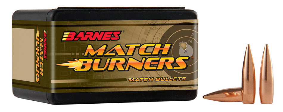 Barnes 30234 Match Burners 6.5 Creedmoor 120gr Boat Tail 100 Per Box