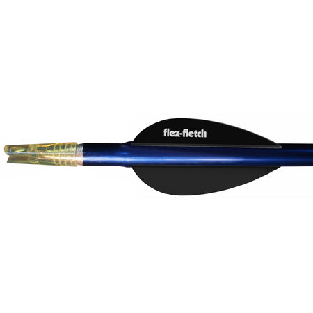 Flex Fletch FFP Parabolic Arrow Vanes Black 2 in. 100 Pack