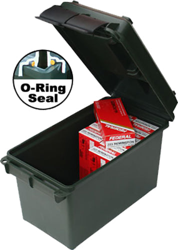 MTM Case-Gard AC50C11 50 Cal Ammo Can Forest Green Polypropylene with O-Ring Seal