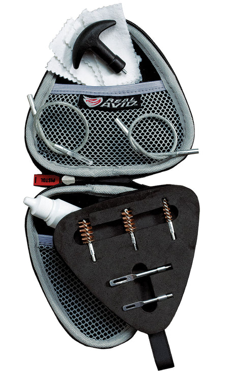 Real Avid Gun Boss Multi-Caliber Handgun Cleaning Kit with Weather Resistant Nylon Case