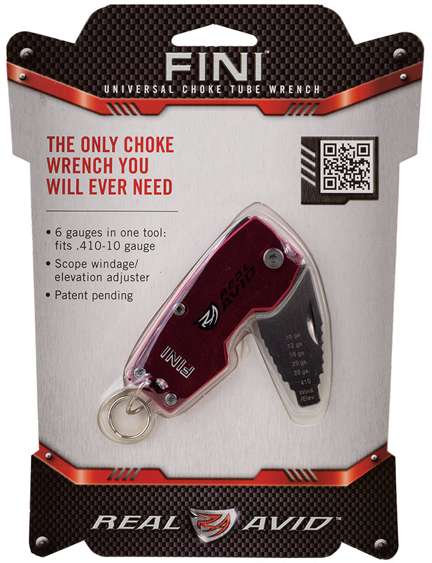 Real Avid AVCWT210 Fini Universal Choke Tube Wrench Stainless Steel 6-in-1 Shotgun Tool