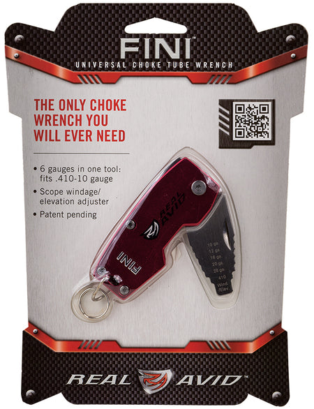 Real Avid AVCWT210 Fini Universal Choke Tube Wrench Stainless Steel 6-in-1 Shotgun Tool
