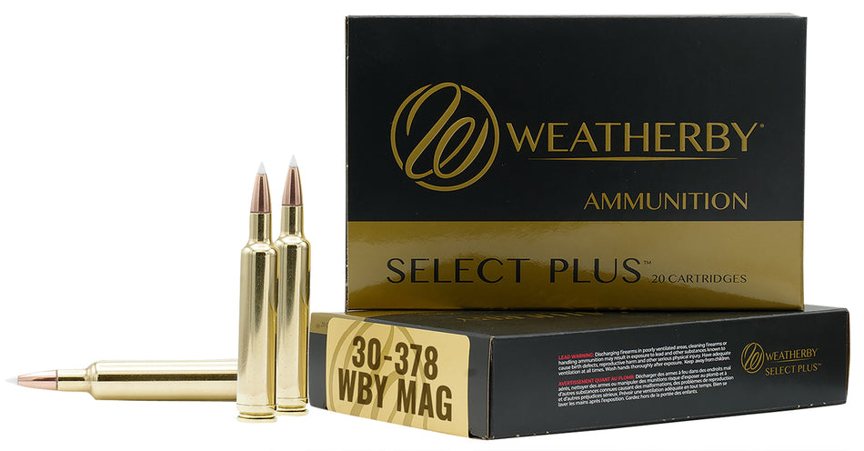 Weatherby H303180IL Select Hornady Interlock  180 Grain .30-378 Weatherby Mag