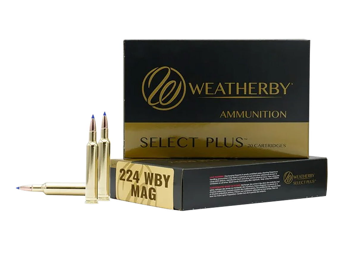 Weatherby  .224 Weatherby Mag 50 gr PolyTip ammo