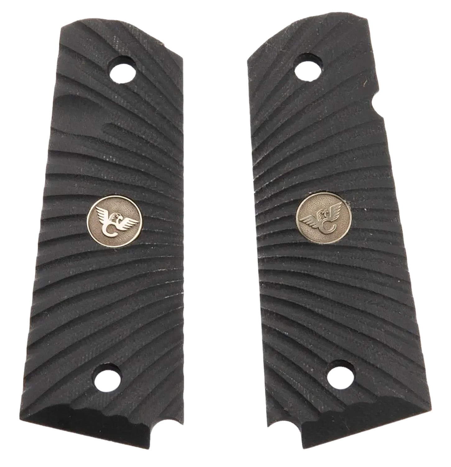 Wilson Combat 351AAFS 1911 Starburst G-10 Grip Panels Black