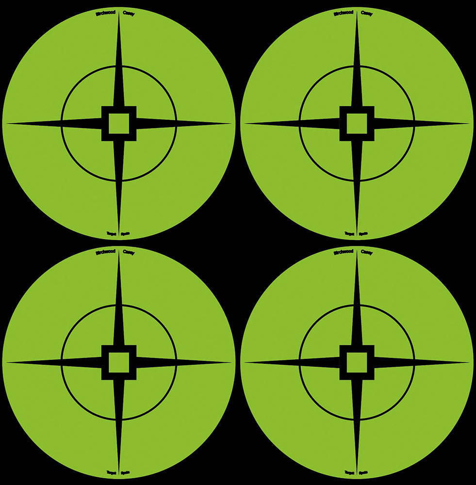Birchwood Casey Target Spots 3" Self-Adhesive Crosshair Black/Green 40 Pack
