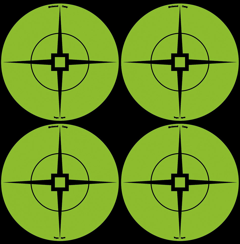 Birchwood Casey Target Spots 3" Self-Adhesive Crosshair Black/Green 40 Pack