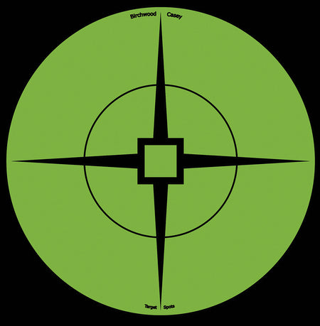 Birchwood Casey 33936 Target Spots Self-Adhesive 6" Green Crosshair Targets 10 Pack