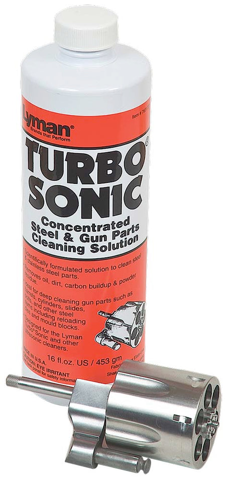 Lyman 7631707 Turbo Sonic Gun Parts Cleaning Solution 16 oz Bottle