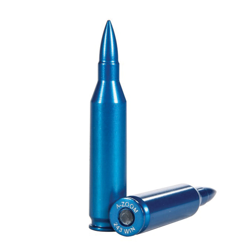 A-Zoom Snap Caps .243 Win Blue 5-Pack Dummy Training Rounds