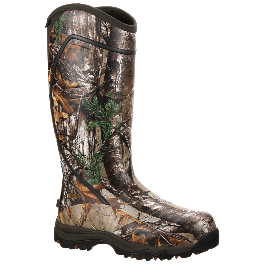 Rocky Core Rubber Boot Realtree Xtra 1600g Insulated Size 9