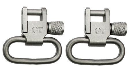 GrovTec GTSW03 Locking Rifle Swivel 1" Satin Nickel Steel