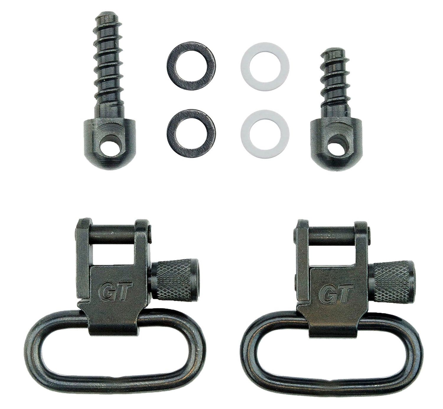 GrovTec GTSW23 Locking Forend Swivel Set Rifle 1" Black Oxide Steel