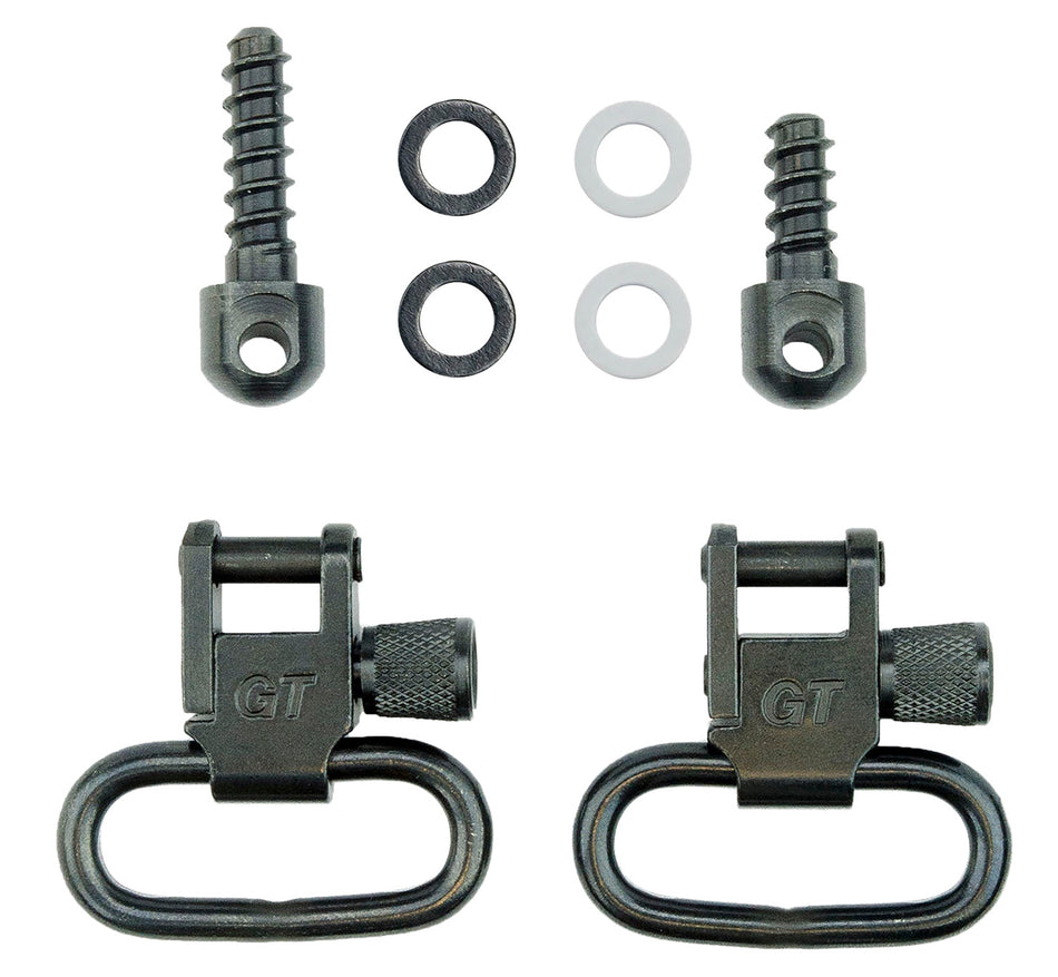 GrovTec GTSW23 Locking Forend Swivel Set Rifle 1" Black Oxide Steel