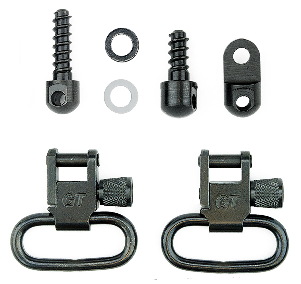 GrovTec GTSW27 Locking Rifle Swivel Set 1" Black Oxide for Ruger 10/22