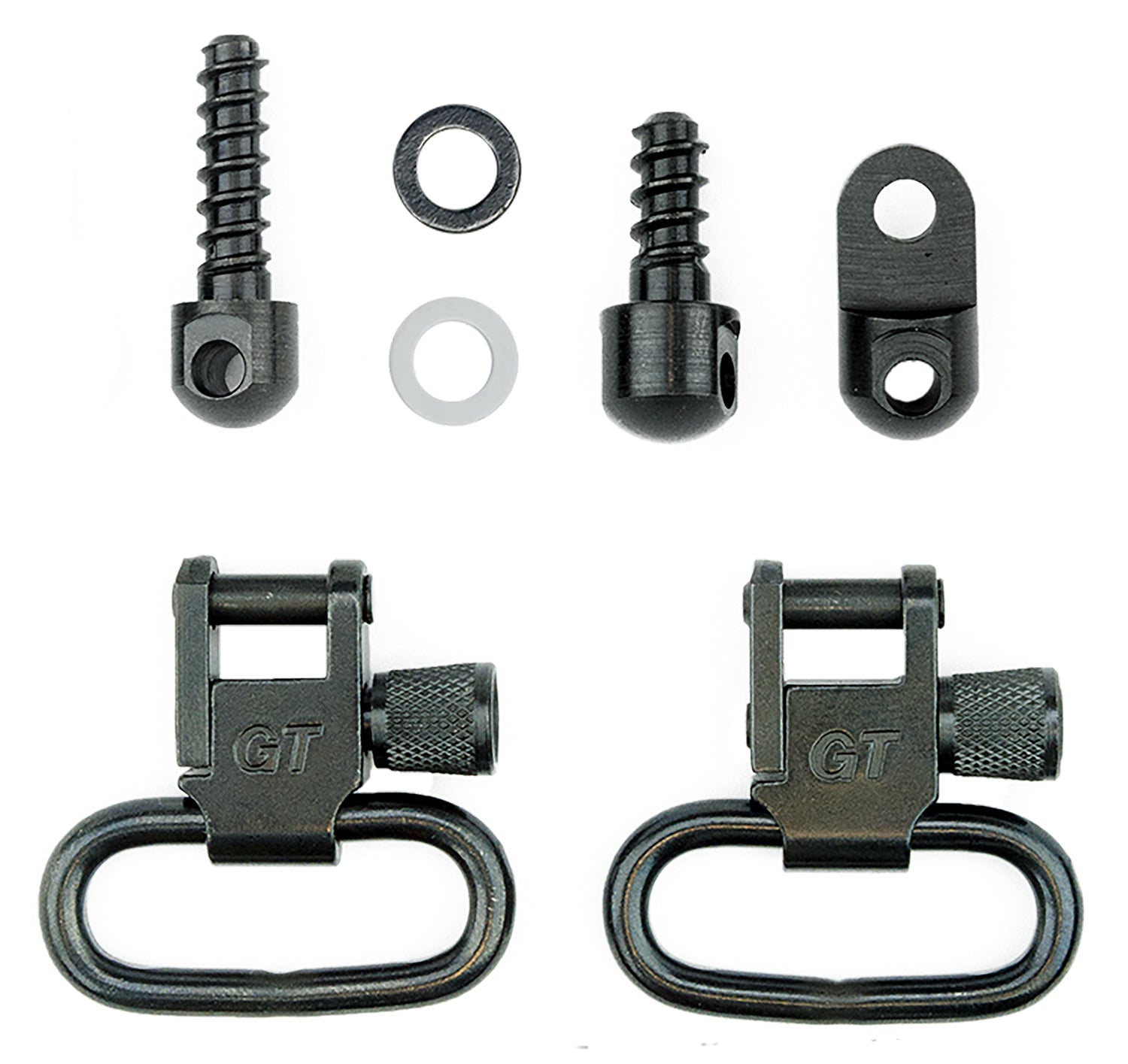 GrovTec GTSW27 Locking Rifle Swivel Set 1" Black Oxide for Ruger 10/22