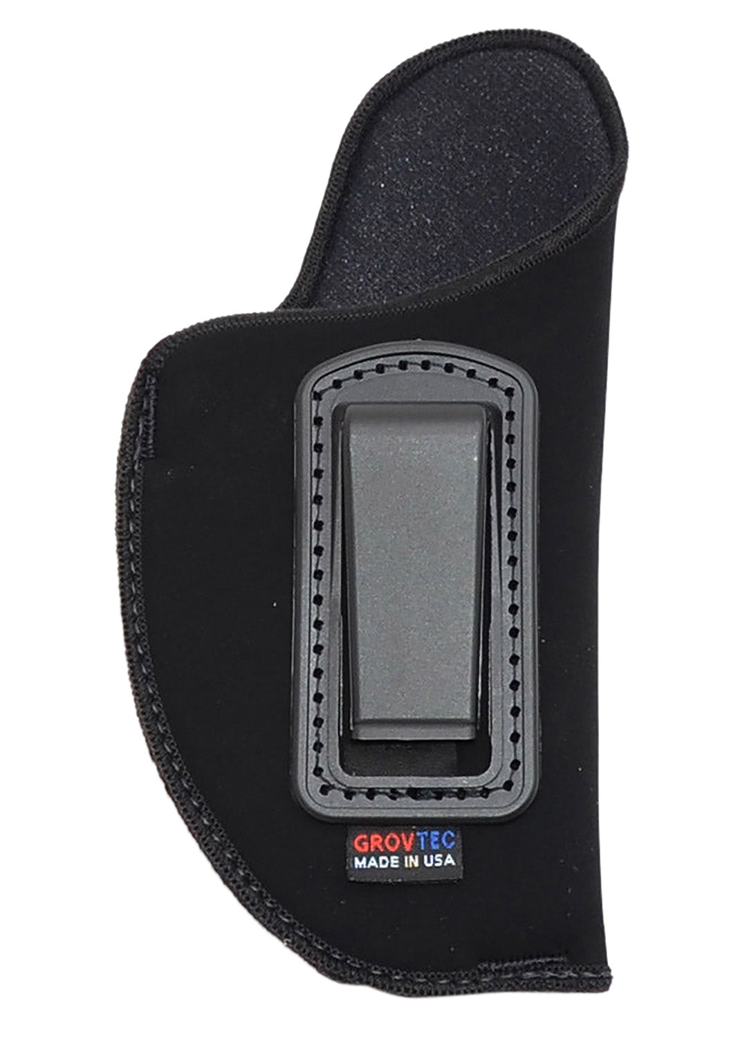 GrovTec GTHL14101R Inside the Pants IWB Holster Size 01 Black Suede Belt Clip Med Semi-Auto 3-4" Barrel Right Hand