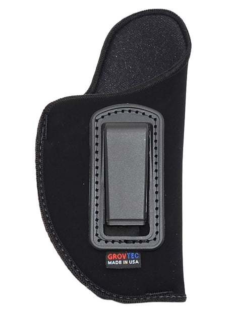 GrovTec GTHL14101R Inside the Pants IWB Holster Size 01 Black Suede Belt Clip Med Semi-Auto 3-4" Barrel Right Hand