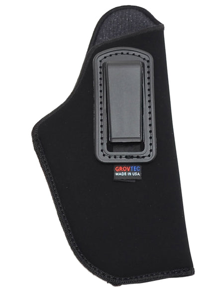 GrovTec GTHL14115R Inside the Pants IWB Holster Size 15 Black Suede Belt Clip Large Semi-Auto 3-4" Barrel Right Hand