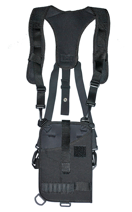 GrovTec GTHL14902R Trail Pack Shoulder Holster Black Nylon Harness Med/Lg DA Revolver Ambidextrous