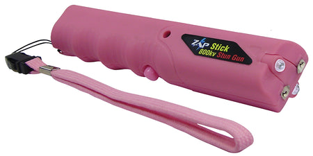 Zap ZAPSTK800FP Zap Stick Stun Gun Range of Contact Pink Plastic 800000 Volts