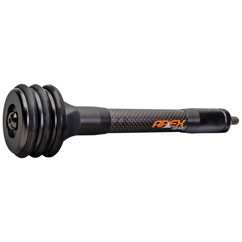 Apex End Game Stabilizer Black 8 in. Carbon Fiber Bow Stabilizer