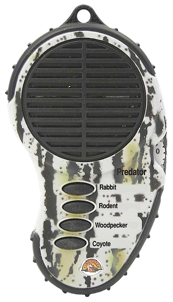 Cass Creek 334 Mini Electronic Predator Call, Coyote/Rabbit/Rodent/Woodpecker Sounds, Brown