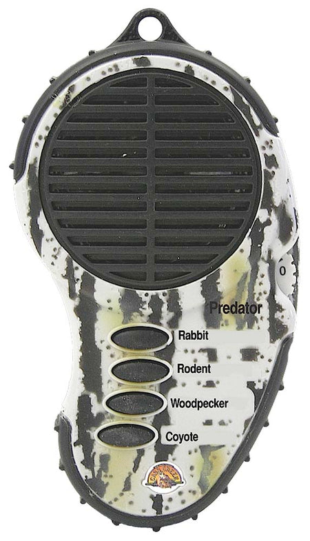 Cass Creek 334 Mini Electronic Predator Call, Coyote/Rabbit/Rodent/Woodpecker Sounds, Brown