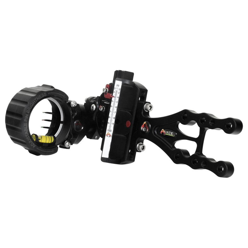 Axcel AccuTouch AccuStat 3 Pin .010 Archery Sight RH/LH