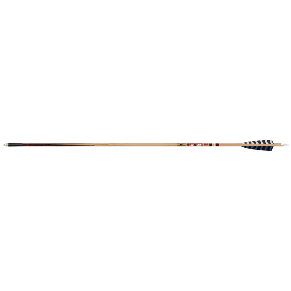 Gold Tip Traditional Classic XT Carbon Arrows 500 Spine 4 in. Feathers 6-Pack