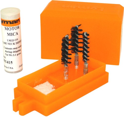 Lyman Case Neck Dipper Kit with Brushes and Mica