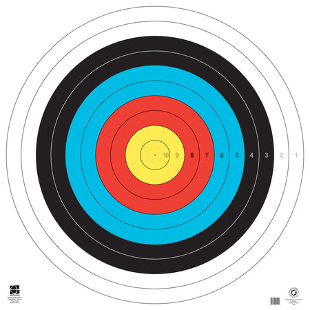 Maple Leaf Official World Archery Target Face 122 cm Tag Weight Stock 15-Pack