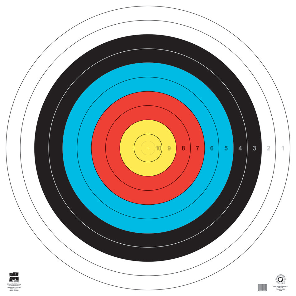 Maple Leaf Official World Archery Target Face 122 cm Waterproof 15-Pack